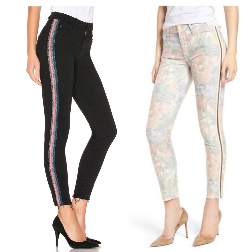 MOTHER JEANS BUNDLE High Waisted Looker Ankle Fray Jeans